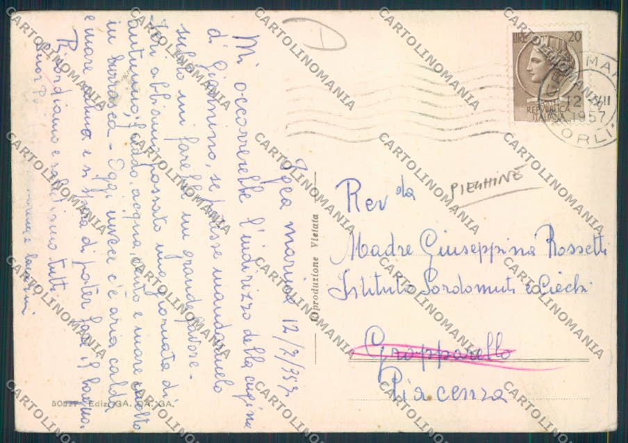 Rimini Igea Marina PIEGHINE FG cartolina MQ1880 – retro