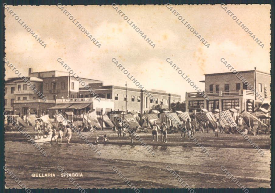 Rimini Bellaria FG cartolina MQ1887 – fronte
