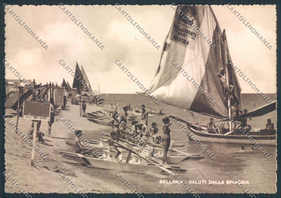 Rimini Bellaria FG cartolina MQ1892 – fronte