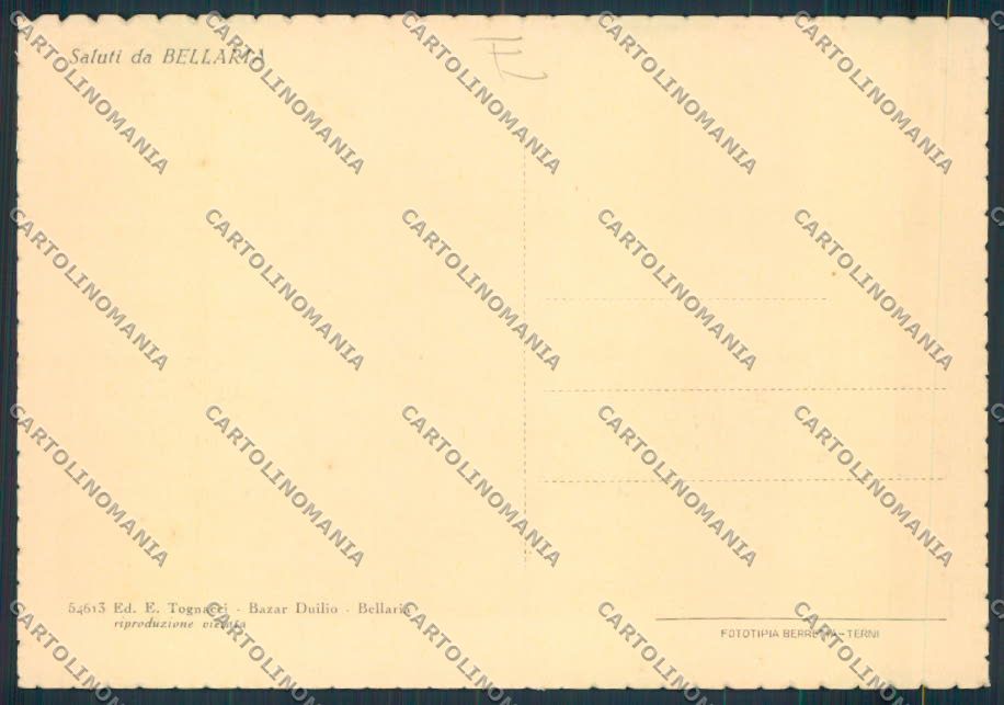 Rimini Bellaria FG cartolina MQ1898 – retro