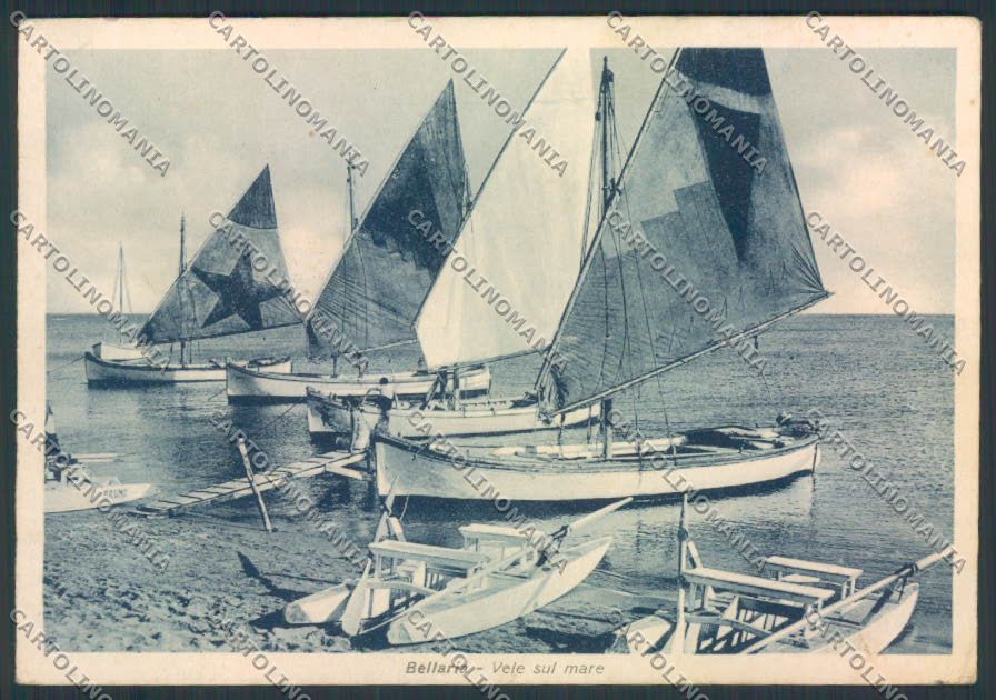 Rimini Bellaria PIEGHINA FG cartolina MQ1905 – fronte