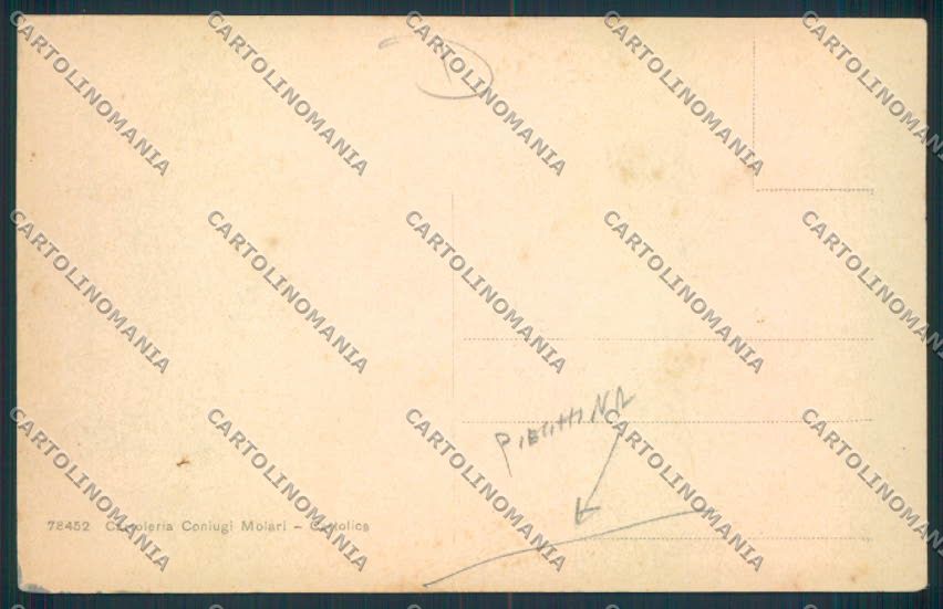 Rimini Cattolica PIEGHINA cartolina MQ1907 – retro