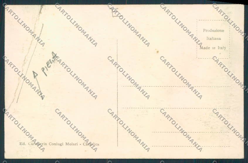 Rimini Cattolica PIEGA Foto cartolina MQ1908 – retro