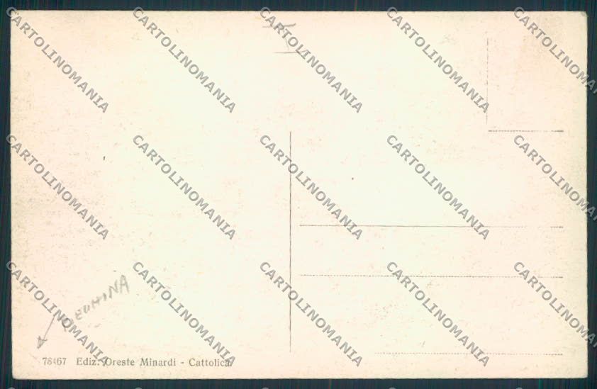 Rimini Cattolica PIEGHINA cartolina MQ1921 – retro