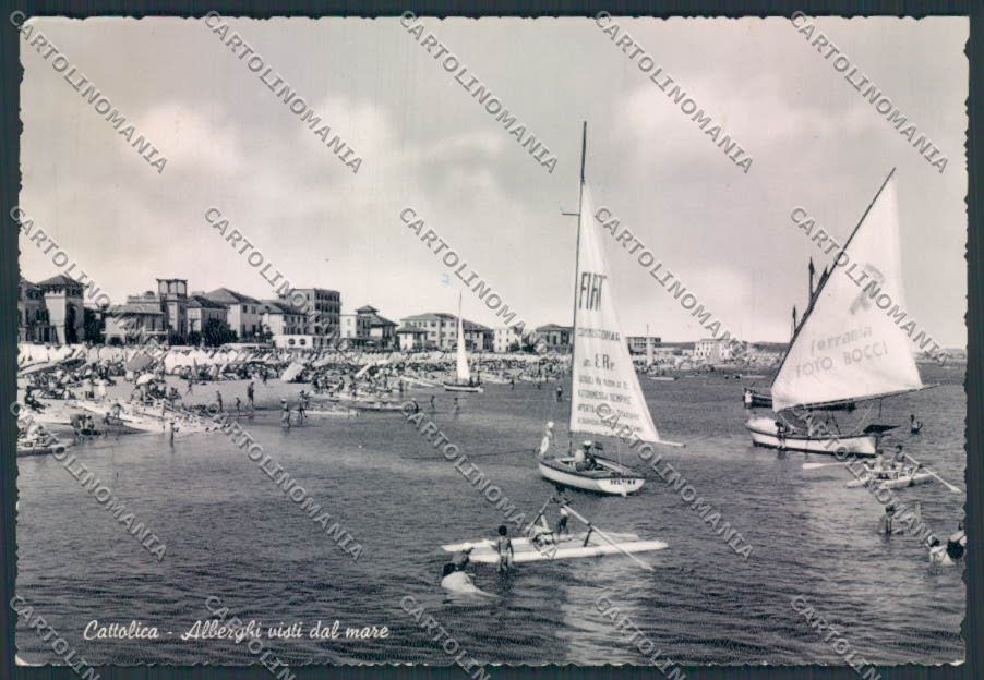 Rimini Cattolica Foto FG cartolina MQ1931 – fronte