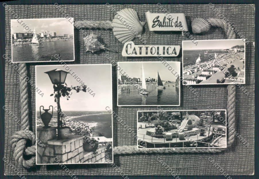 Rimini Cattolica Foto FG cartolina MQ1933 – fronte