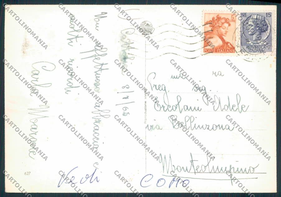 Rimini Cattolica Foto FG cartolina MQ1933 – retro