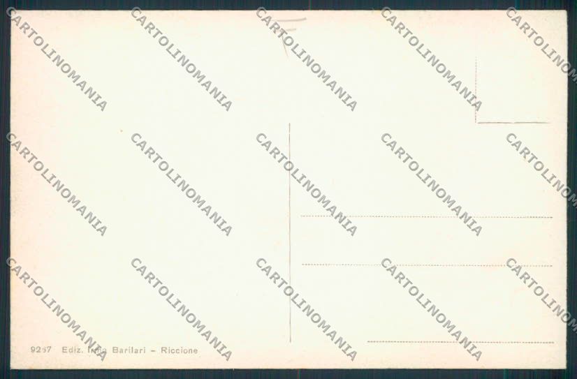 Rimini Riccione cartolina MQ1947 – retro