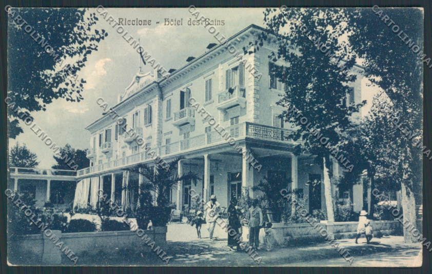 Rimini Riccione cartolina MQ1967 – fronte