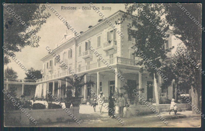 Rimini Riccione cartolina MQ1969 – fronte