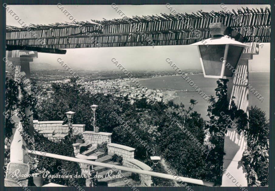 Rimini Riccione Foto FG cartolina MQ1978 – fronte