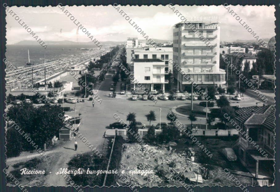 Rimini Riccione Foto FG cartolina MQ1996 – fronte
