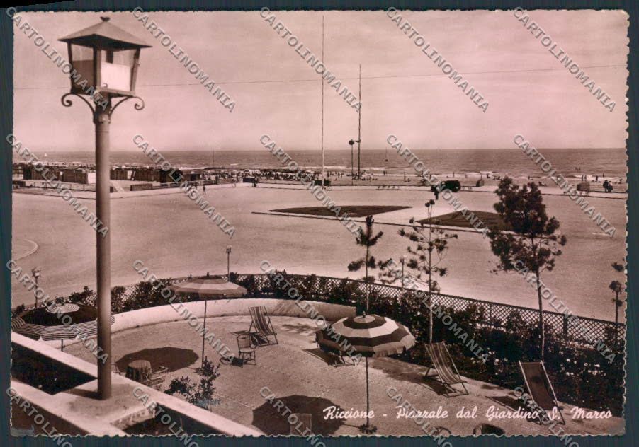 Rimini Riccione Foto FG cartolina MQ1998 – fronte