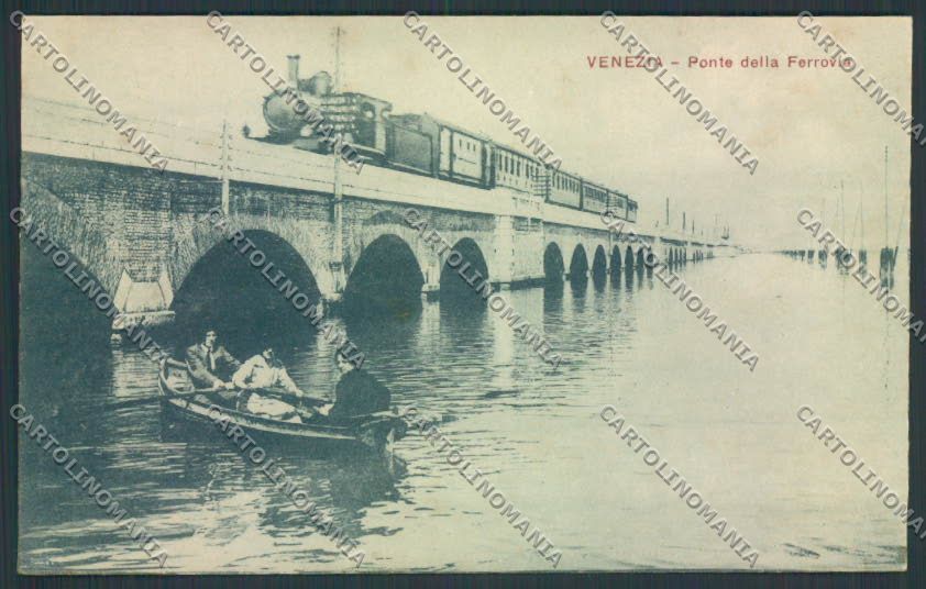 Venezia città Treno cartolina MQ2014 – fronte