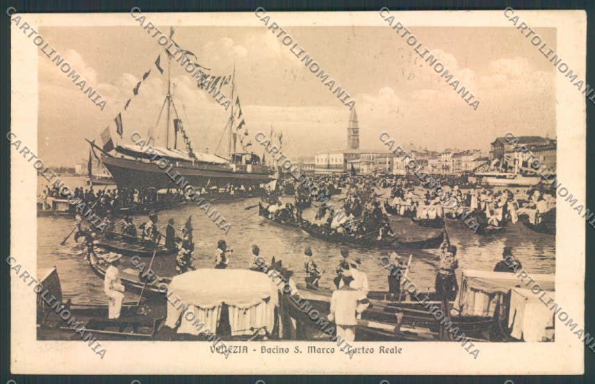 Venezia città Corteo Reale cartolina MQ2016 – fronte