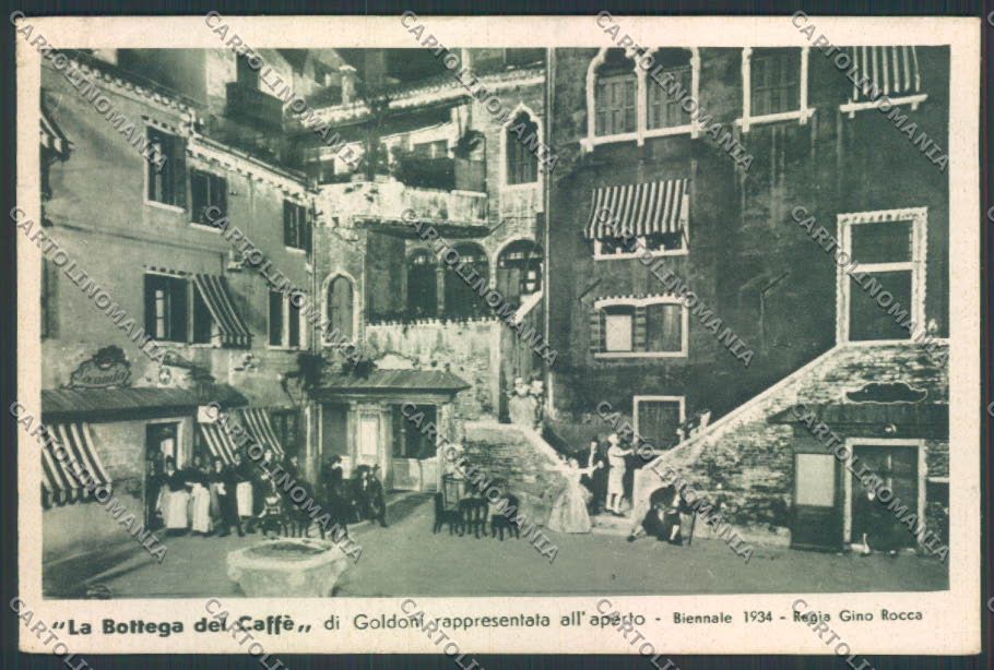 Venezia città Goldoni PIEGHINE FG cartolina MQ2033 – fronte