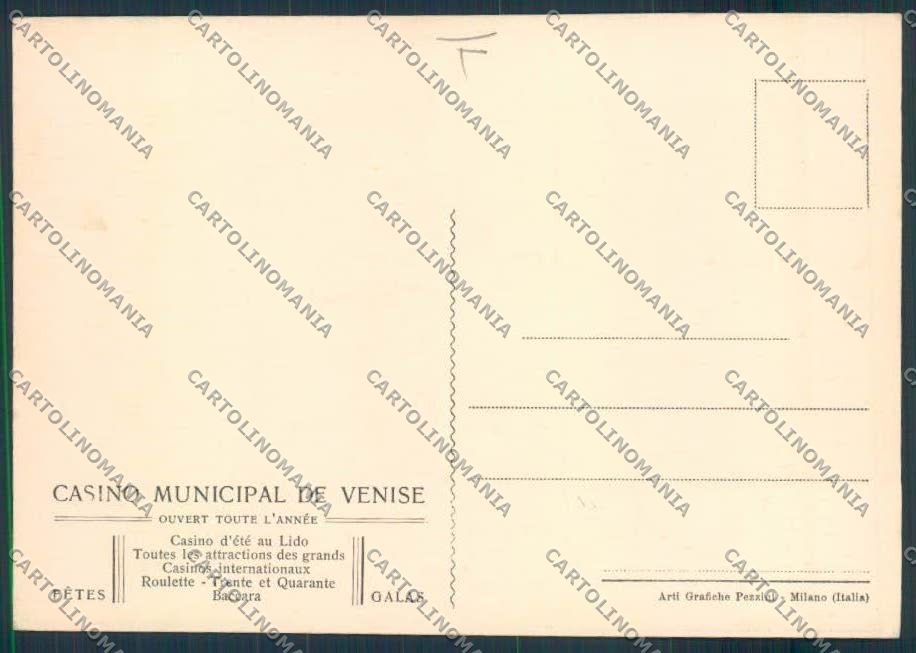 Venezia Lido FG cartolina MQ2035 – retro