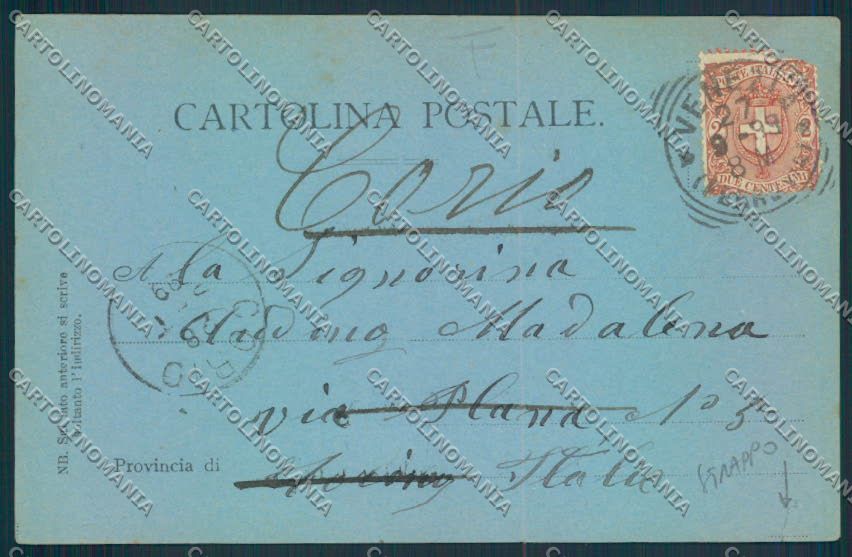 Venezia città STRAPPO cartolina MQ2046 – retro