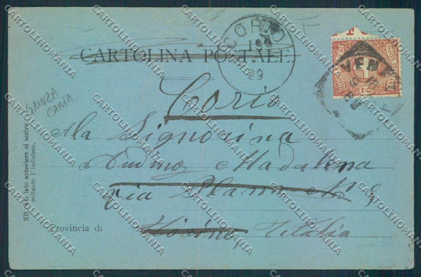 Venezia città GRINZA CARTA cartolina MQ2053 – retro