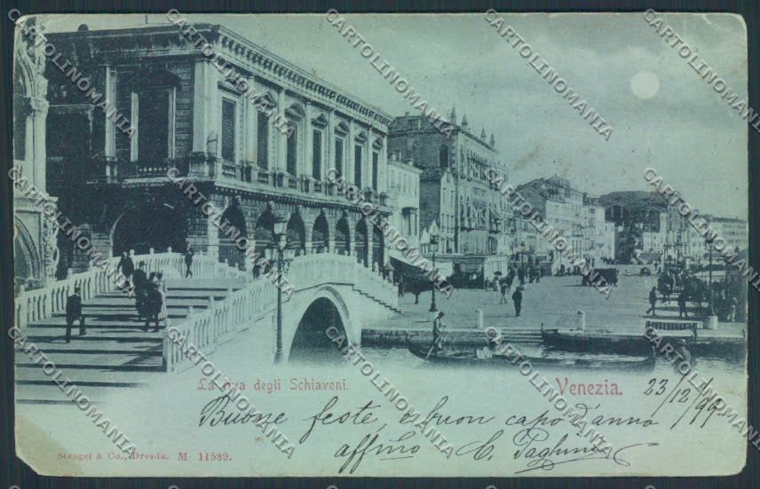 Venezia città PIEGHINE cartolina MQ2059 – fronte