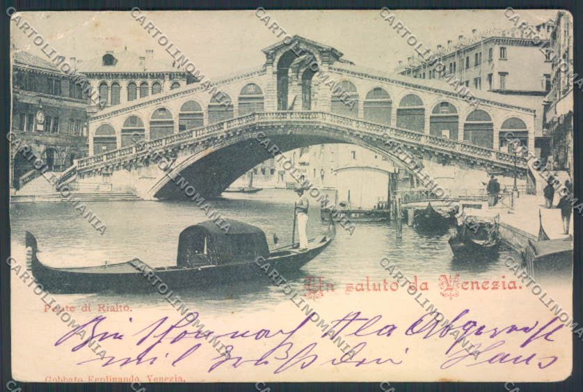 Venezia città PIEGA cartolina MQ2067 – fronte
