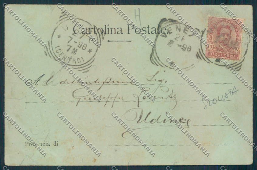 Venezia città SCOLLATA cartolina MQ2086 – retro
