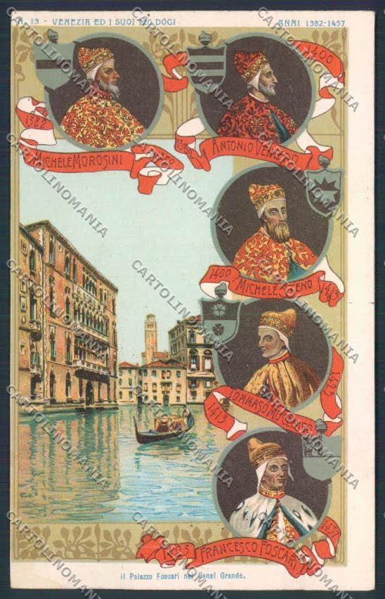Venezia città Serie Dogi 13 cartolina MQ2100 – fronte