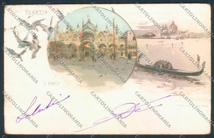Venezia città Gruss cartolina MQ2113 – fronte