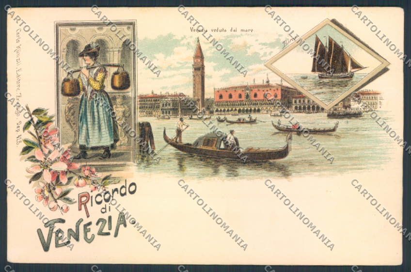 Venezia città Gruss cartolina MQ2126 – fronte