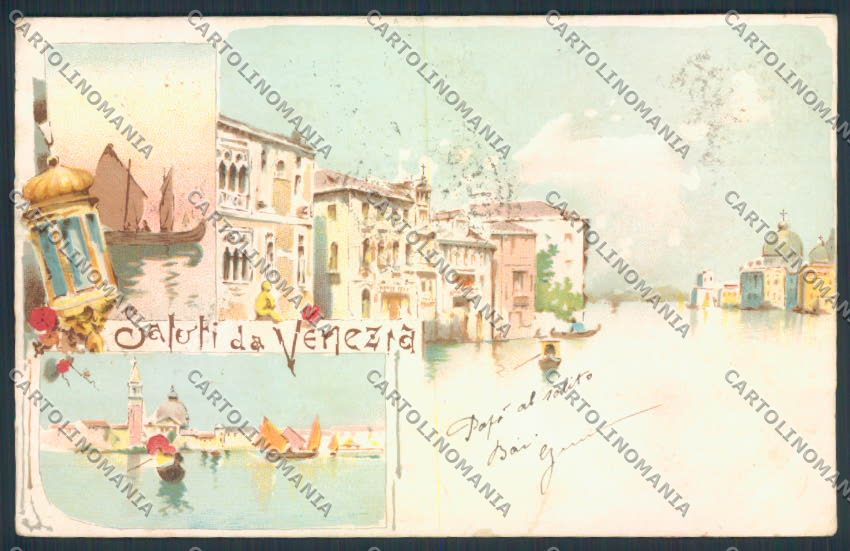 Venezia città Gruss cartolina MQ2129 – fronte