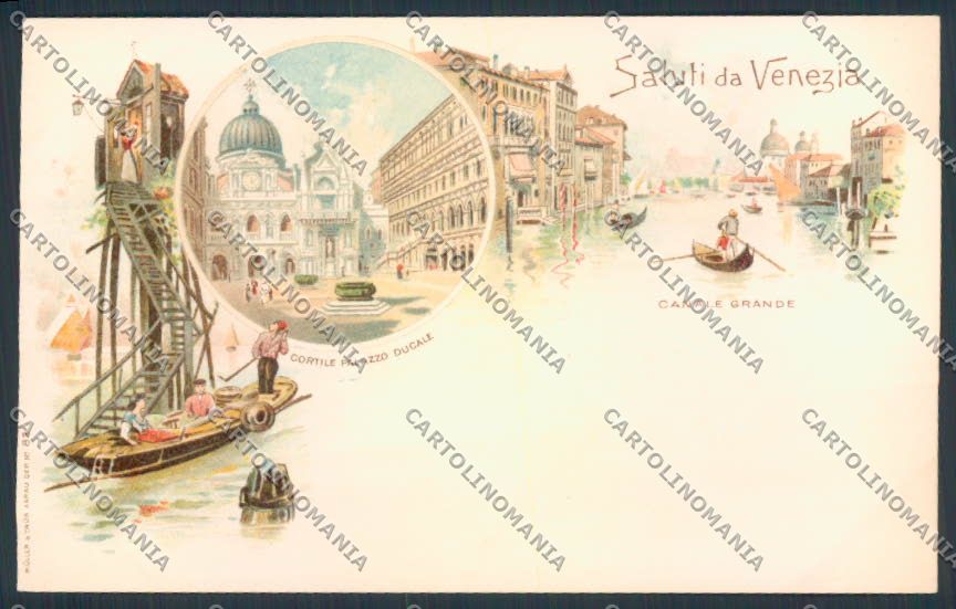 Venezia città Gruss cartolina MQ2151 – fronte