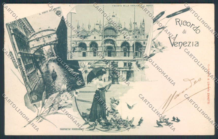 Venezia città Mary Poppins ABRASA Foto cartolina MQ2154 – fronte