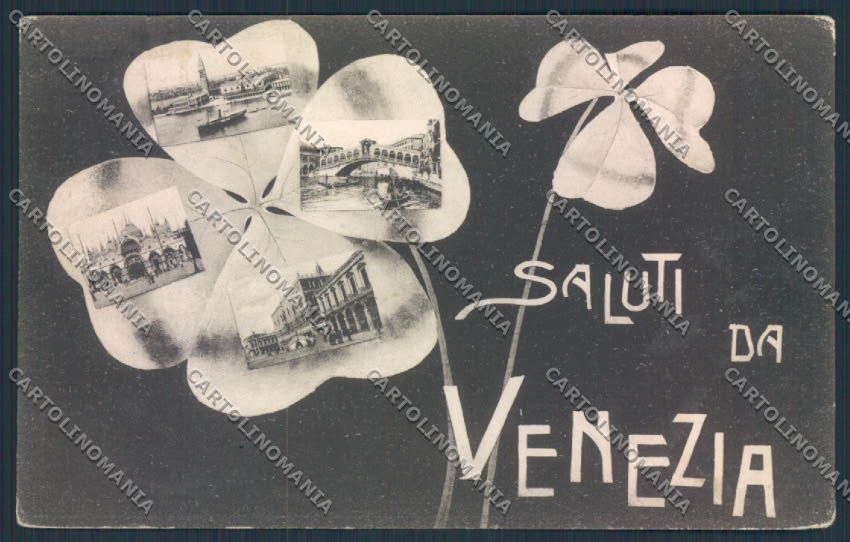 Venezia città Saluti da SCOLLATA cartolina MQ2163 – fronte