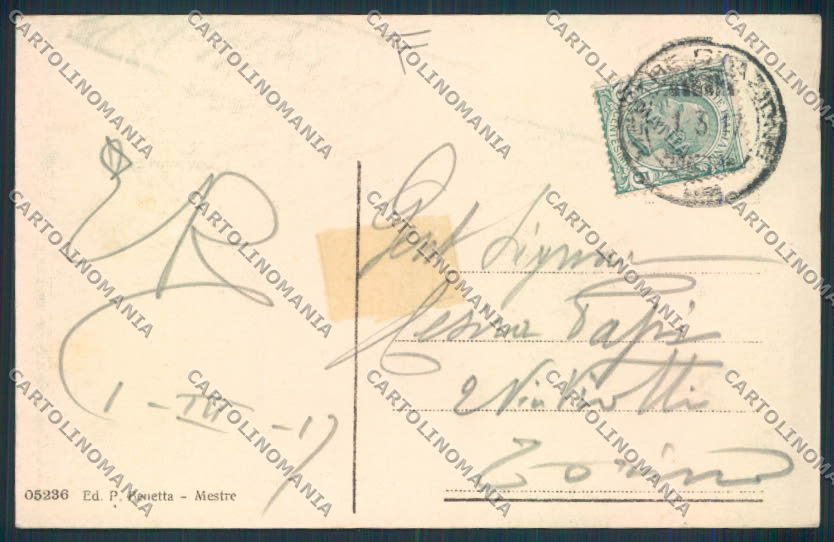 Venezia Mestre cartolina MQ2197 – retro