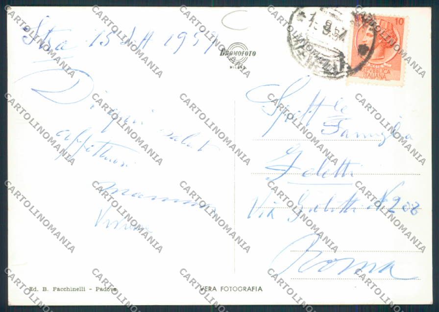 Venezia Stra ADESIVO Foto FG cartolina MQ2233 – retro