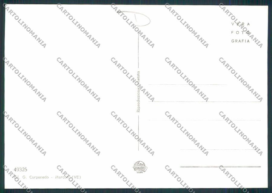 Venezia Marcon ADESIVO Foto FG cartolina MQ2238 – retro