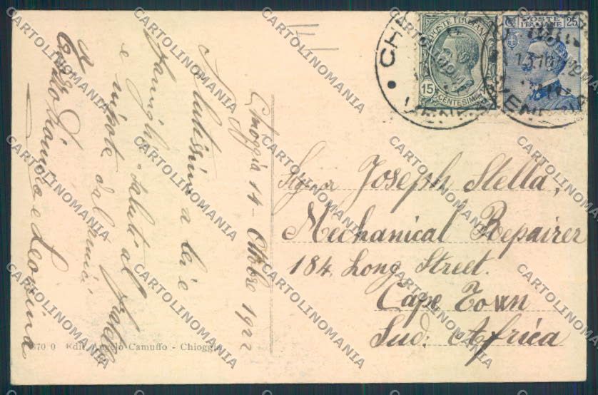 Venezia Chioggia cartolina MQ2265 – retro