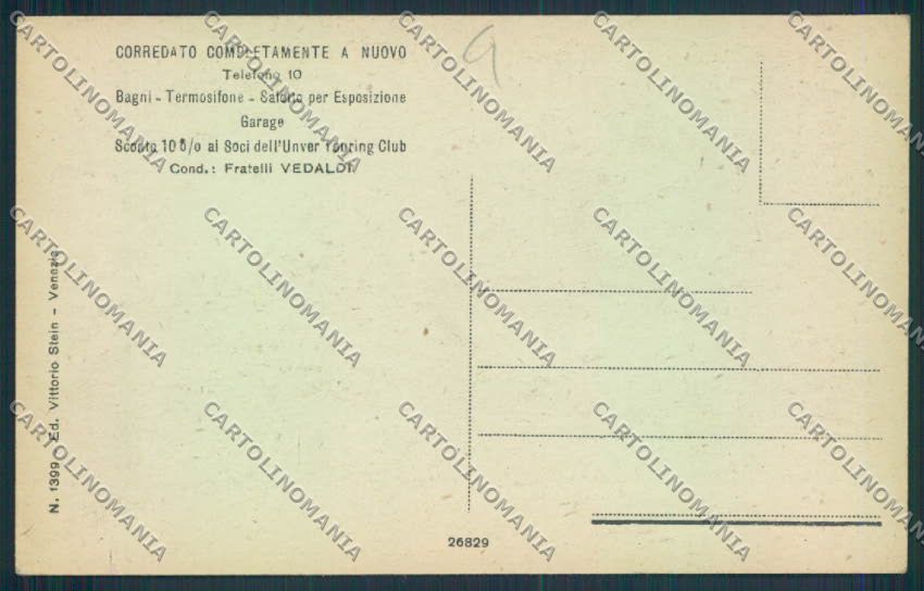 Venezia Chioggia Vaporino cartolina MQ2287 – retro