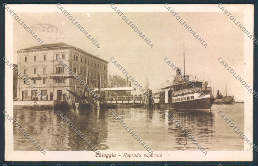 Venezia Chioggia Vaporino cartolina MQ2288 – fronte