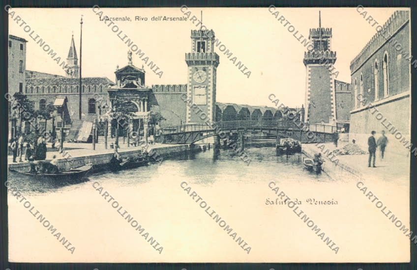 Venezia città Arsenale UMIDITA' cartolina MQ2347 – fronte