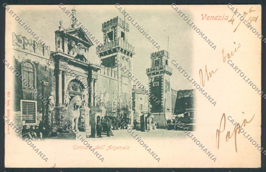 Venezia città Arsenale cartolina MQ2362 – fronte