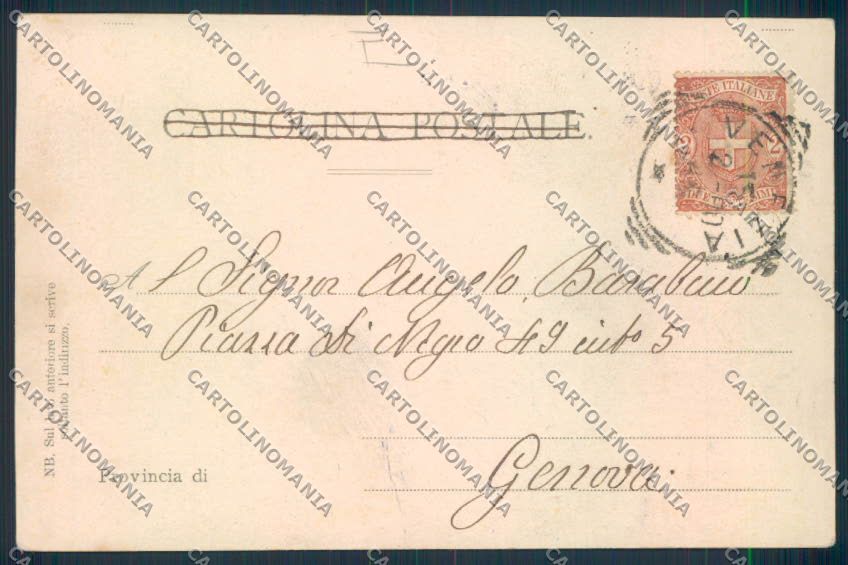 Venezia città Schiavoni cartolina MQ2369 – retro