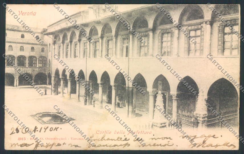 Verona città Prefettura cartolina MQ2439 – fronte