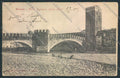Verona città Ponte Scaligero cartolina MQ2442 – fronte