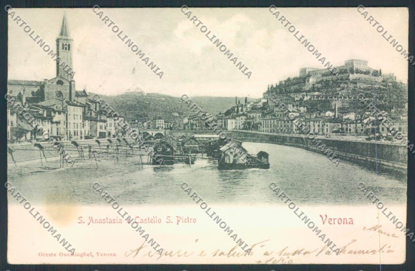Verona città Anastasia cartolina MQ2447 – fronte