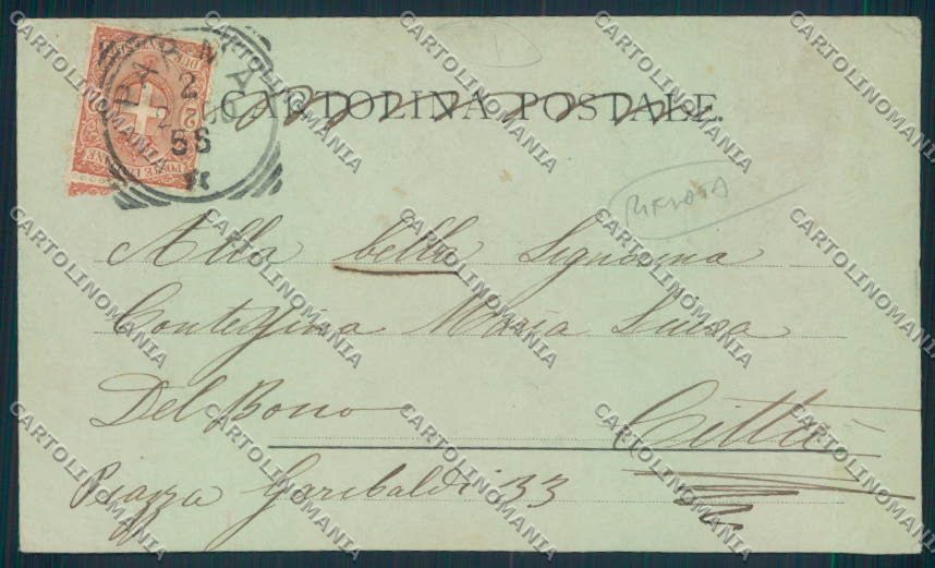 Verona città San Zeno RIFILATA cartolina MQ2449 – retro