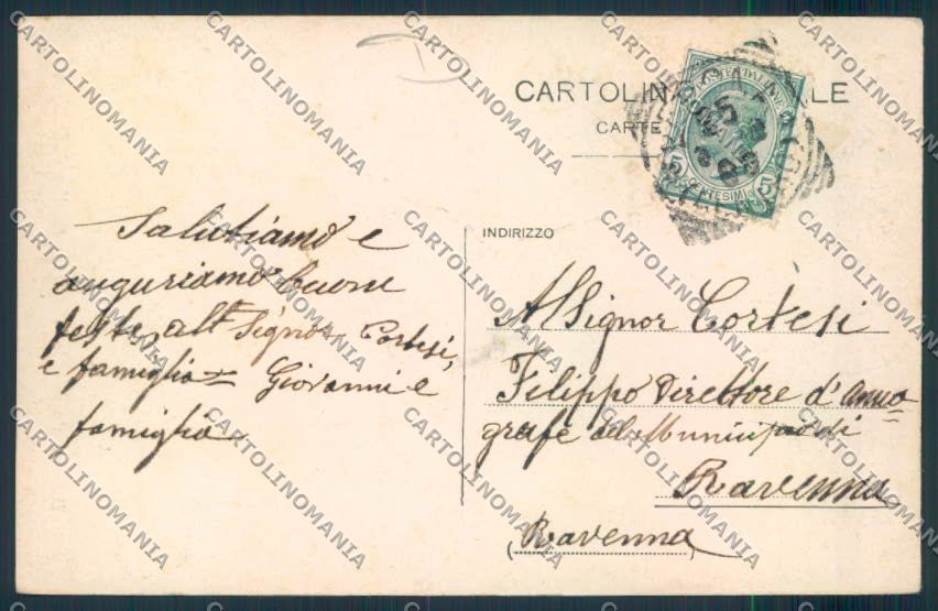Verona città Montanari cartolina MQ2455 – retro