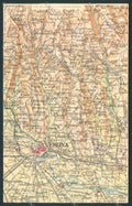 Verona città Mappa cartolina MQ2460 – fronte