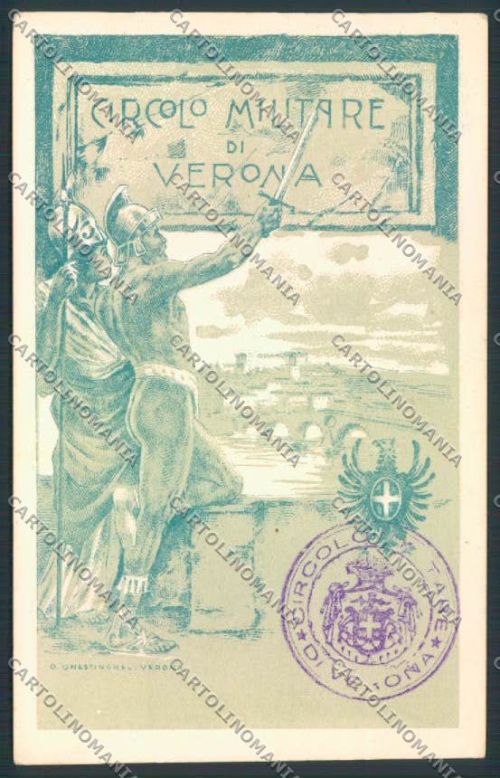 Verona Circolo Militare cartolina MQ2466 – fronte
