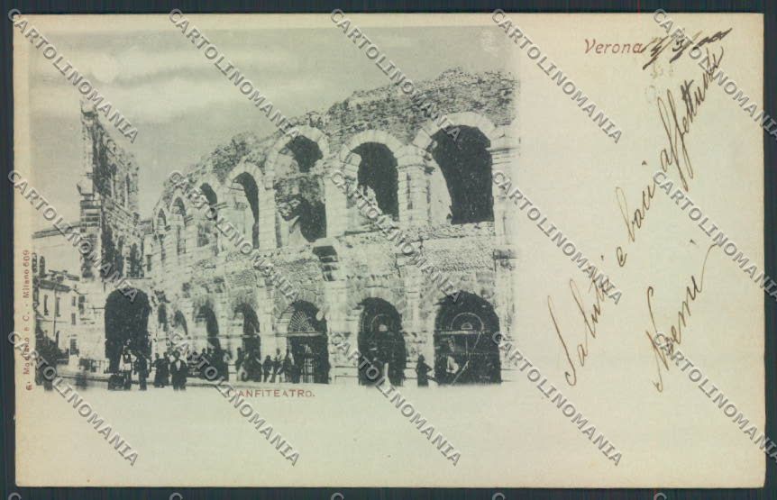 Verona città Arena cartolina MQ2470 – fronte